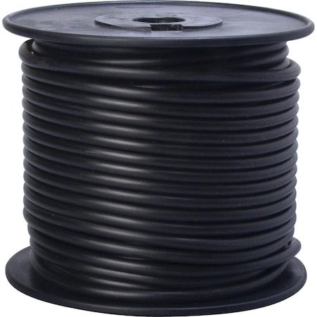 Road Power Primary Wire, Copper, 10 AWG, 1C, Black, Stranded, 100 ft. 55671823